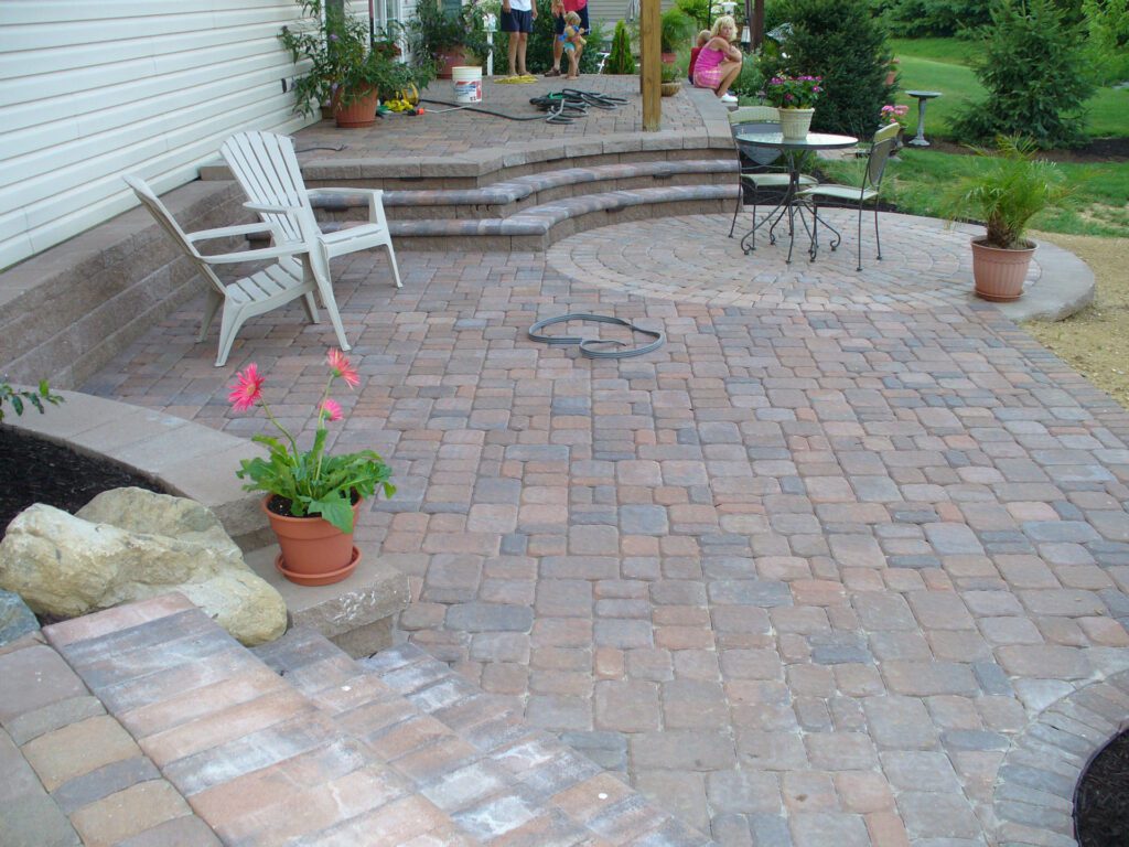 Backyard Patio After