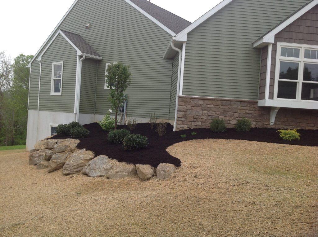 Boulder Planting Bed