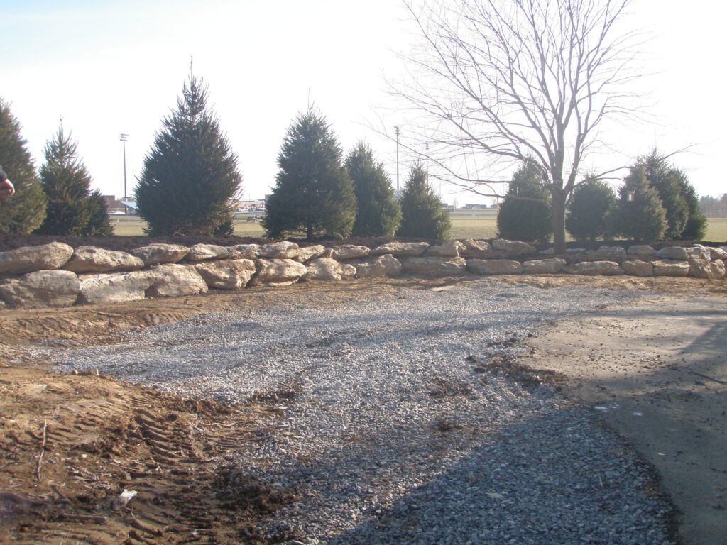 Boulders and Trees After
