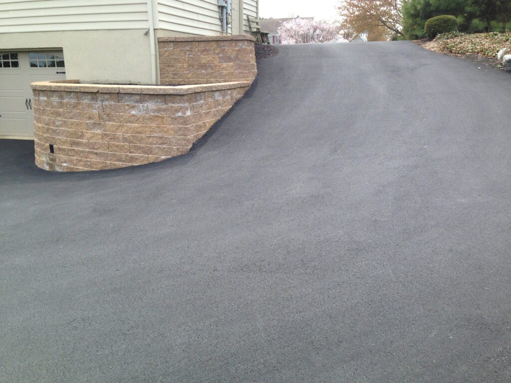 Driveway Wall After