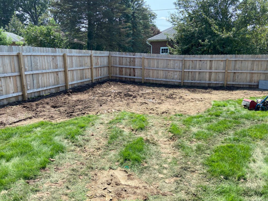 Fire Pit Patio Before