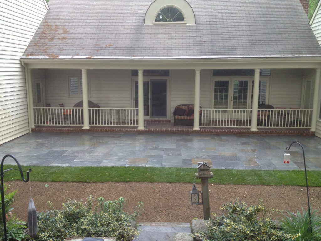 Flagstone Walkout Patio After