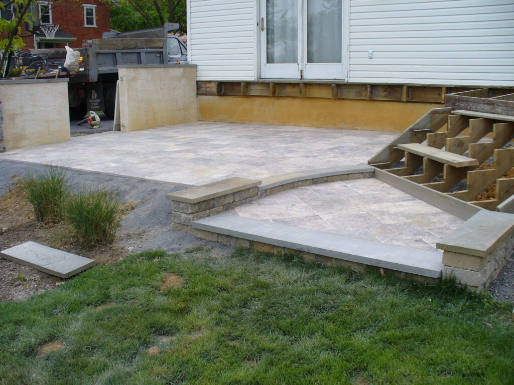 Multilevel Patio After