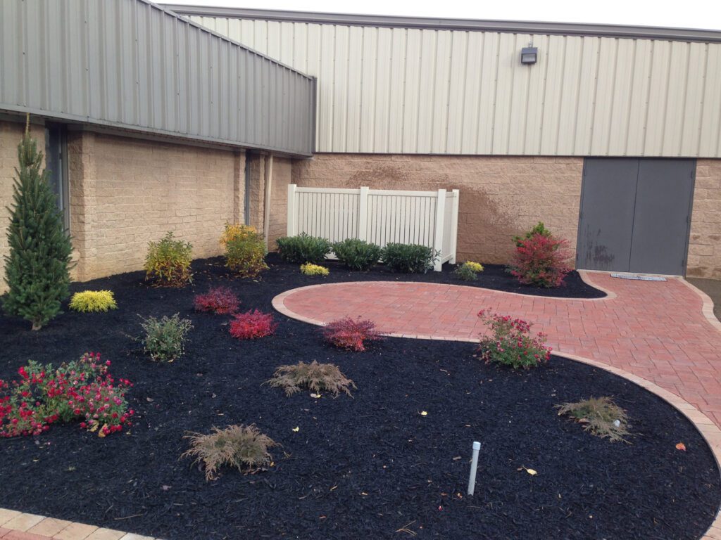 Patio and Planting Bed