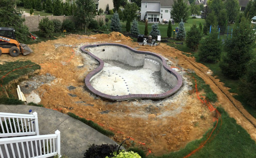 Pool Deck Before