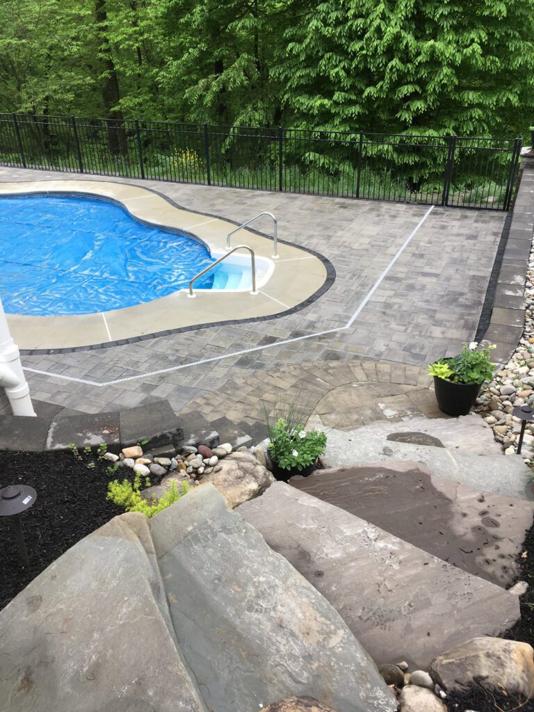 Pool Slab Steps After