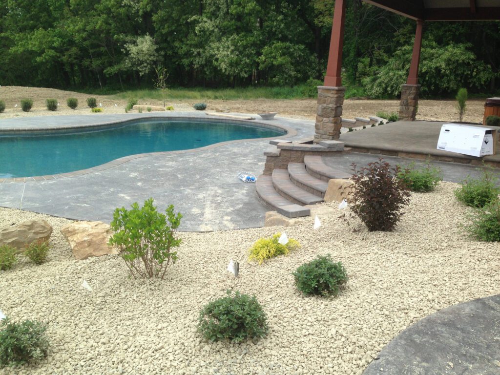 Pool Stones After