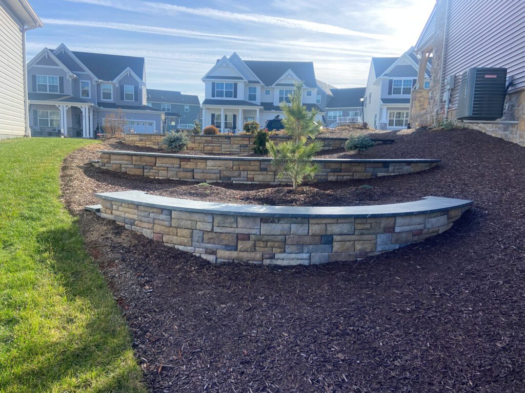 Three Tiered Wall After