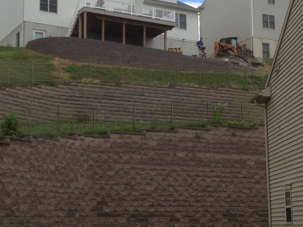 Tiered Wall After
