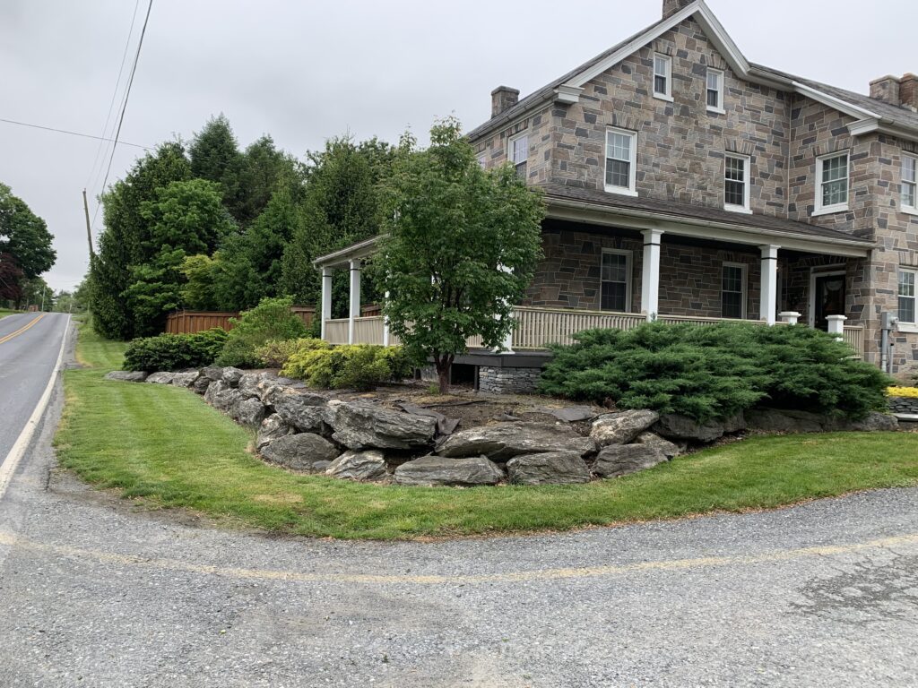 Stone Wall Before