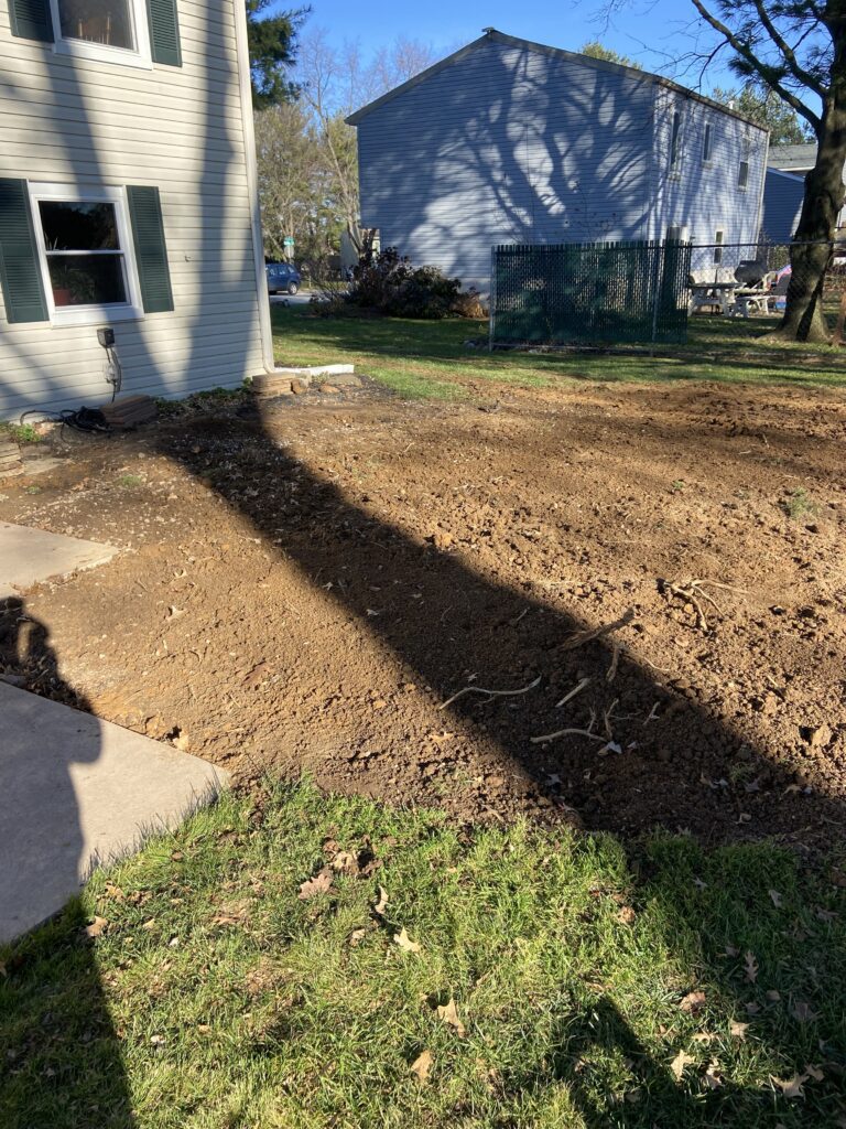 Water Feature in progress