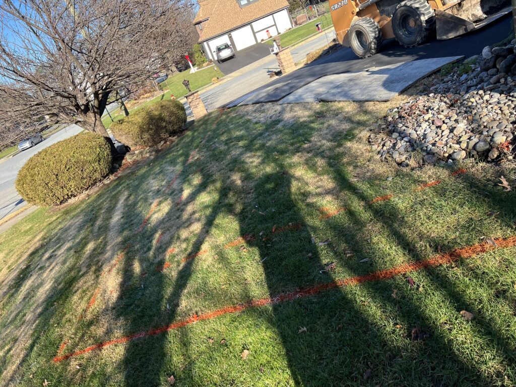 Driveway Expansion before