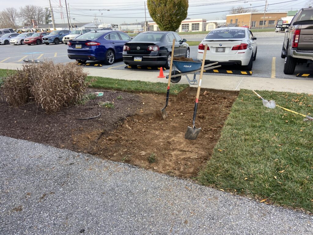 Paver Walkway before